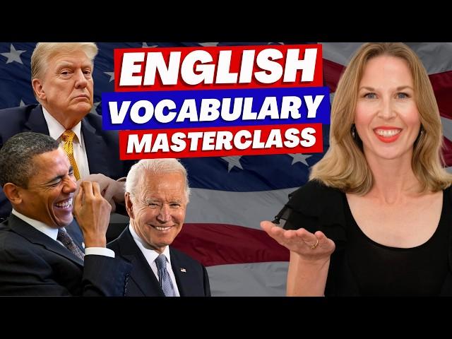 2 HOUR English Vocabulary Lesson: Political Vocabulary MASTERCLASS