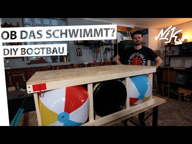 Geniale Idee? Was taugt mein Wasserball Floß? | Bootbau-Challenge