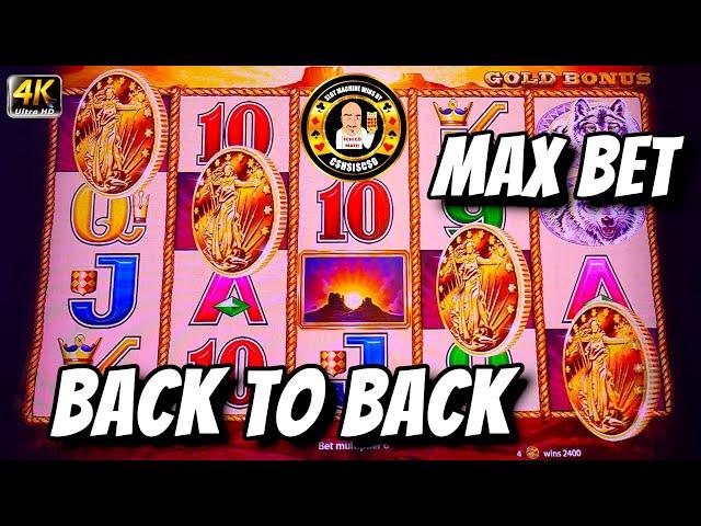 BACK TO BACK 4 BANGERS on Buffalo Gold Slot Machine