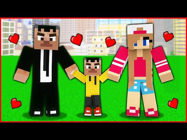 KÖTÜ BAŞKANIN BEBEĞİ OLDU!  - Minecraft ZENGİN FAKİR HAYATI