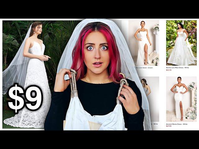 I Bought the CHEAPEST WEDDING DRESSES Online