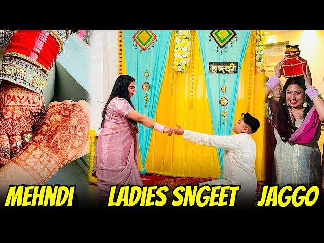 Finally Cheena Ka Ladies Sangeet, Mehndi & Jaggo | @YashalsVlogs