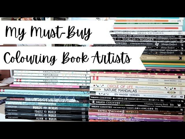 My Must-Buy Colouring Book Artists