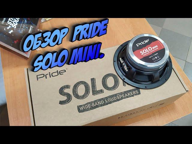 Pride SOLO mini 6.5"  Эстрадная акустика. Брак из коробки? тест, обзор, прослушка.