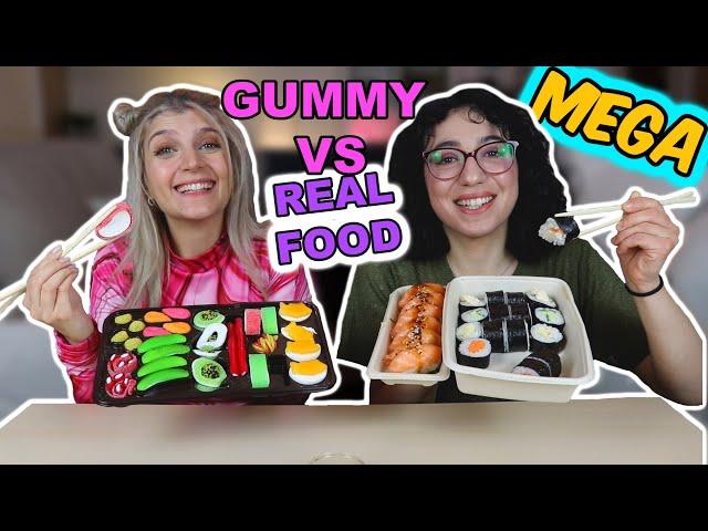 Gummy vs Real Food - MEGA EDITION || fraoules22