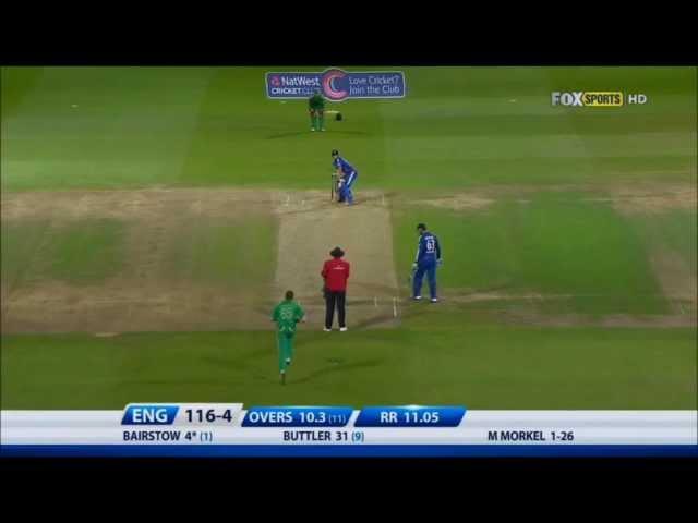 Morne Morkel clean Bowled Johnny Bairstow