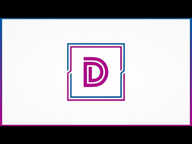 How to Design Minimal D Letter Mark & Alphabetical Minimal Logo Design In Adobe Illustrator 2021