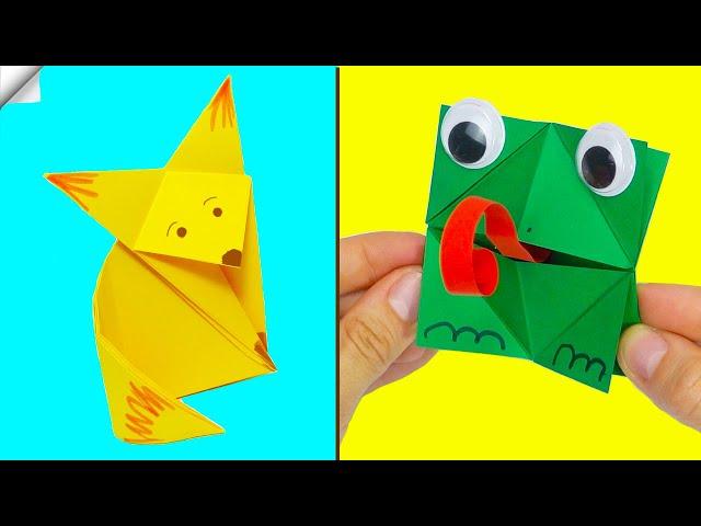 12 Craft ideas with paper  12 DIY paper crafts  Paper toys DIY fidget paper toys