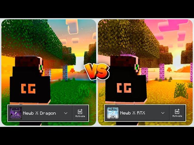  Newb X RTX VS Newb X Dragon  With Download Link's - [ MCPE ]