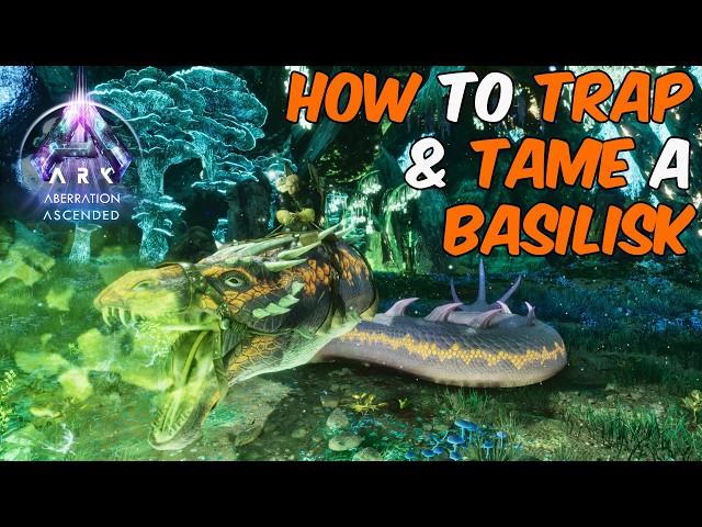 How To Tame a Basilisk in ARK Survival Ascended