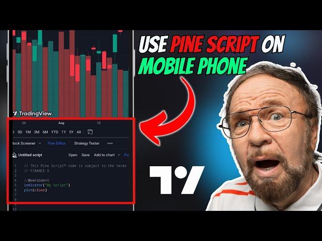 How To Use Pine Script in Tradingview Mobile | Pine Editor Tradingview Mobile Tutorial