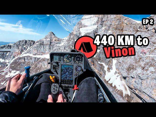 440 km TRAVEL by GLIDER Grenoble - Vinon Ep. 2