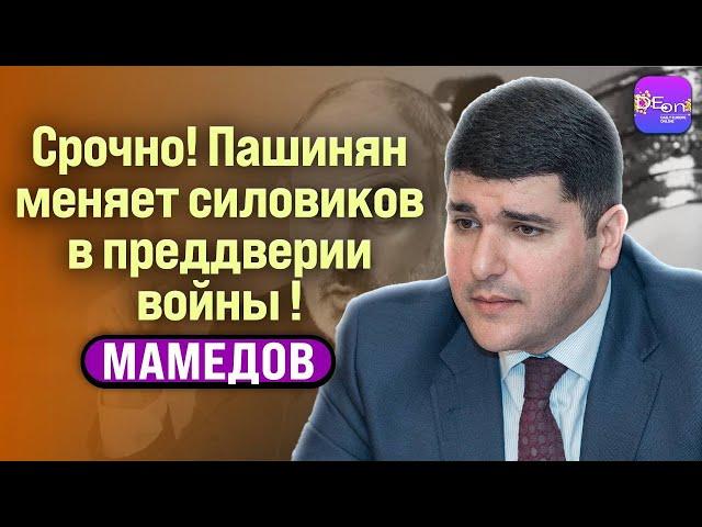  Мамедов | СРОЧНО! ПАШИНЯН МЕНЯЕТ СИЛОВИКОВ В ПРЕДДВЕРИИ ВОЙНЫ!