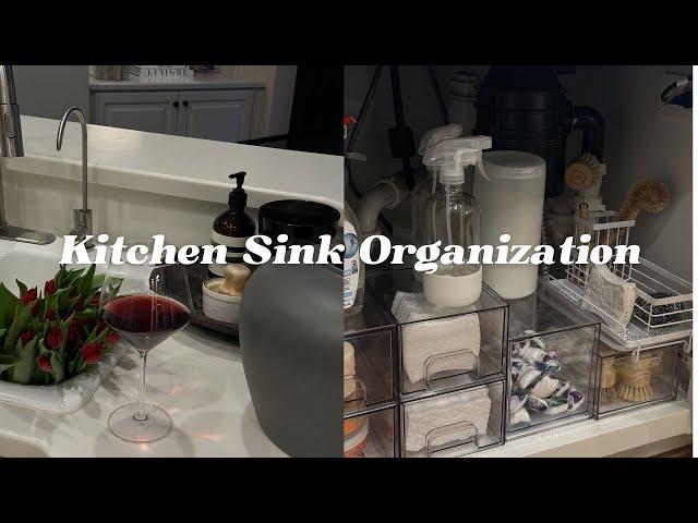 Small Kitchen Updates: Healthy water filter installation + under sink organization