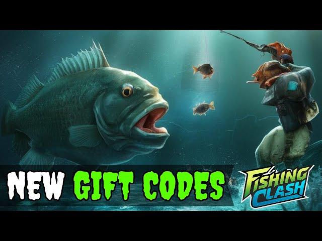 18 NEW CODES FISHING CLASH CODES 2024 - FISHING CLASH GIFT CODES - FISH CLASH CODES