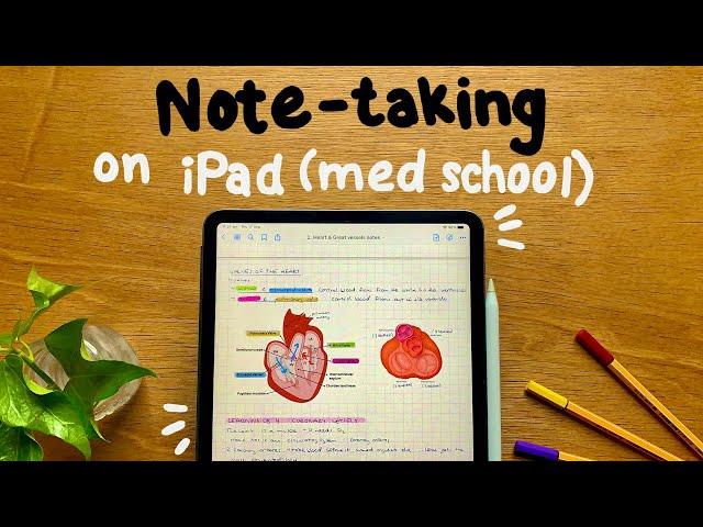 How I study on my iPad (med school)