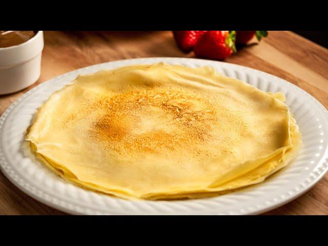 How to Make Crepes - Thin French Crepe Recipe