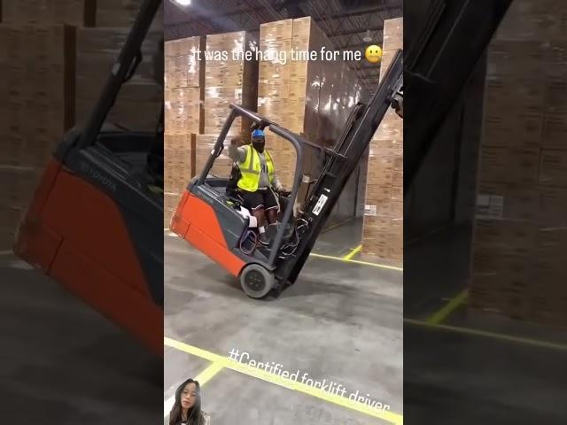 Forklift certified @LiLEFILMS