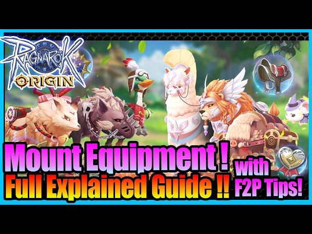 Correct Way to Upgrade IT!? NEW Mount Equipment Guide!! [Ragnarok Origin Global]