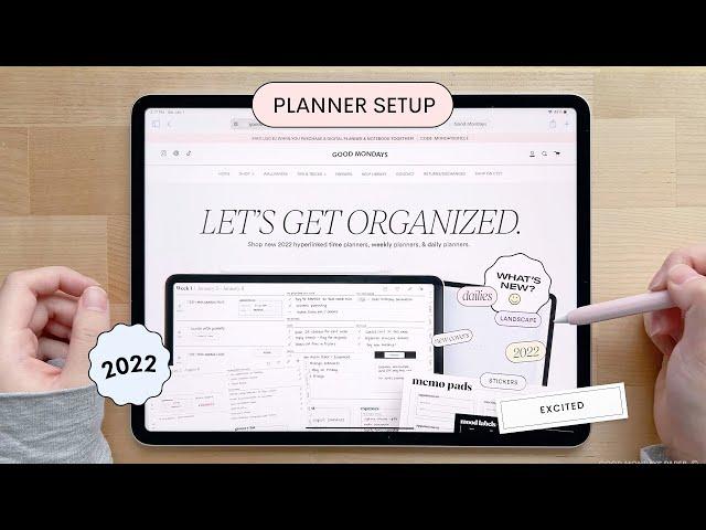 2022 Minimalist Digital Planner Setup & Tutorial | GoodNotes 5 