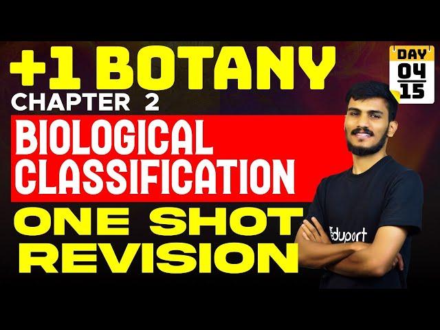 Plus One Onam Exam Botany | Chapter 2 | Biological Classification - One Shot | Eduport