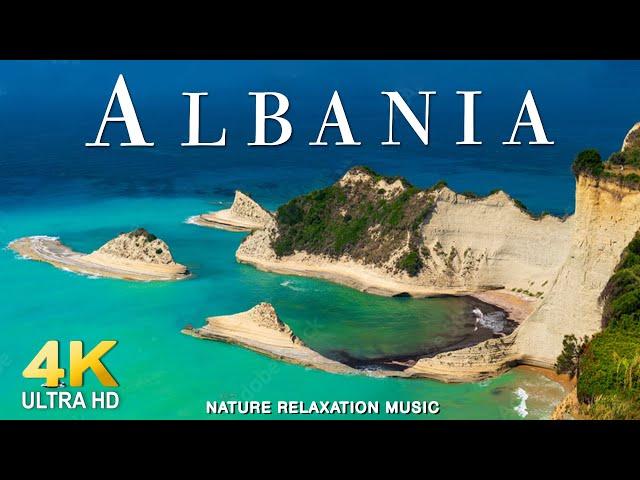 FLYING OVER ALBANIA (4K UHD) - Relaxing music with beautiful nature videos - 4K Ultra HD video