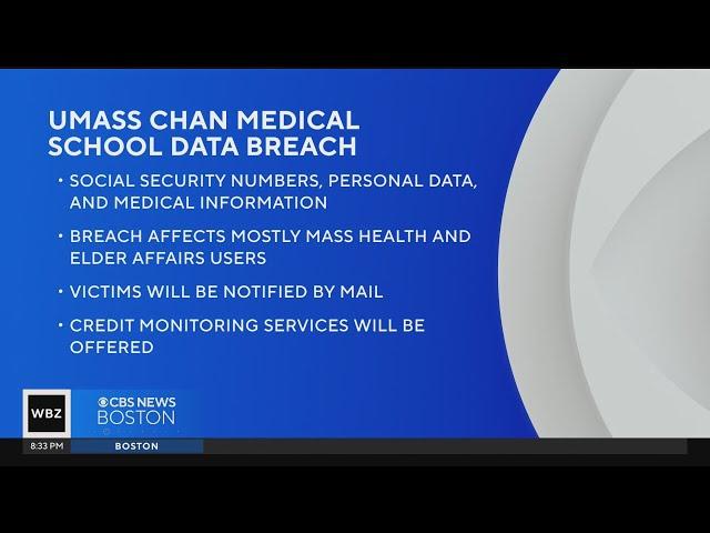 Massachusetts says 134,000 were affected by UMass Chan data breach