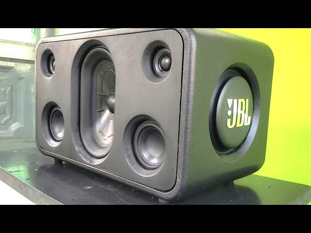 DIY Bluetooth Speaker using JBL Boombox 3 components with Gemaudio 2.1 circuit mod bass frequencies