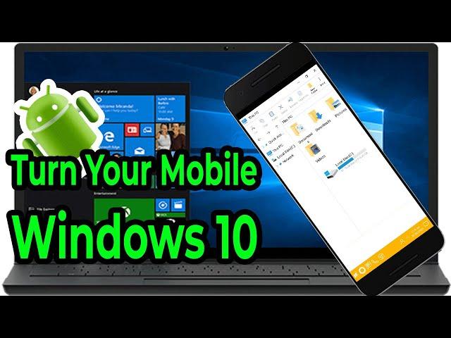 How to use windows 10 in android phone-2020-Sajidz Tech