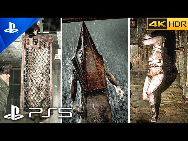 (PS5) Silent Hill 2 Remake - All NEW BOSS FIGHTS Gameplay | Realistic Ultra Graphics [4K 60FPS HDR]