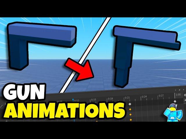 How to ANIMATE GUNS In Roblox Studio!