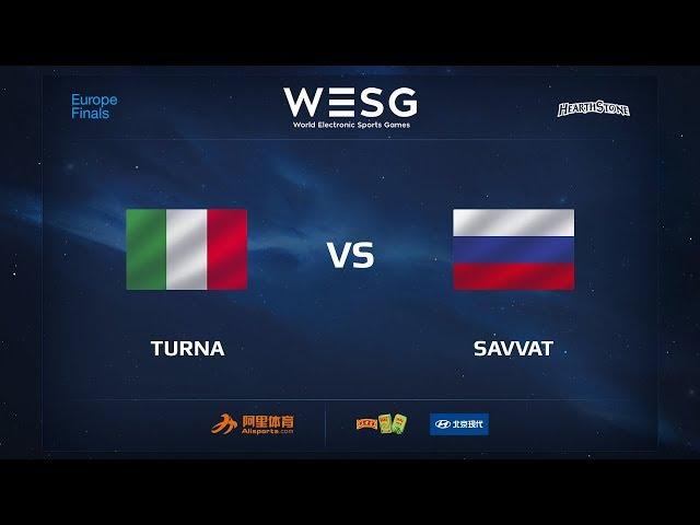 Turna vs Savvat, WESG 2017 Hearthstone European Qualifier Finals