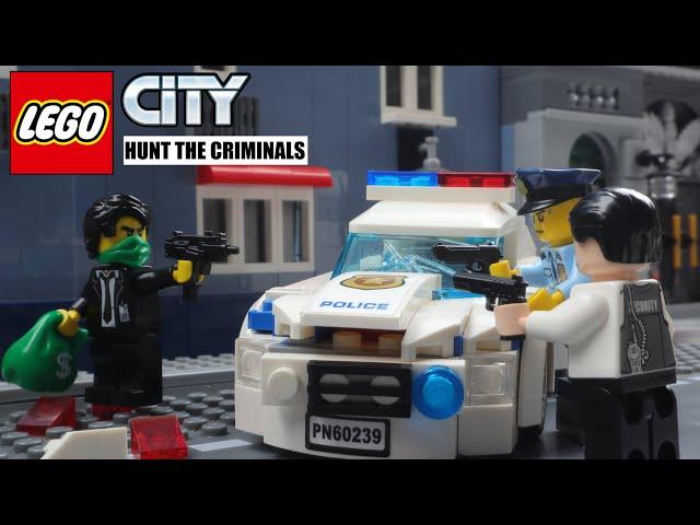 Lego Police Chase Hunt the Criminals | Stop Motion Animation - Brickslook Studio