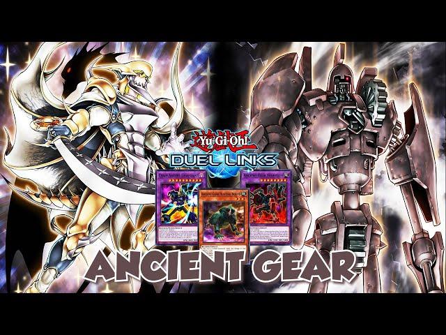 ANCIENT GEAR DECK DUEL LINKS RANKED DUEL REPLAY + DECKLIST [YU GI OH! DUEL LINKS]