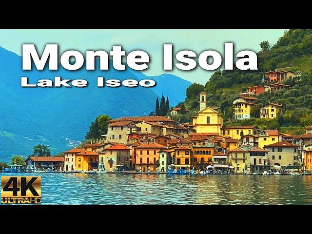 Monte Isola, See The Most Beautiful Villages in Italy 4k Walking Tour | 4k UHD 60 fps