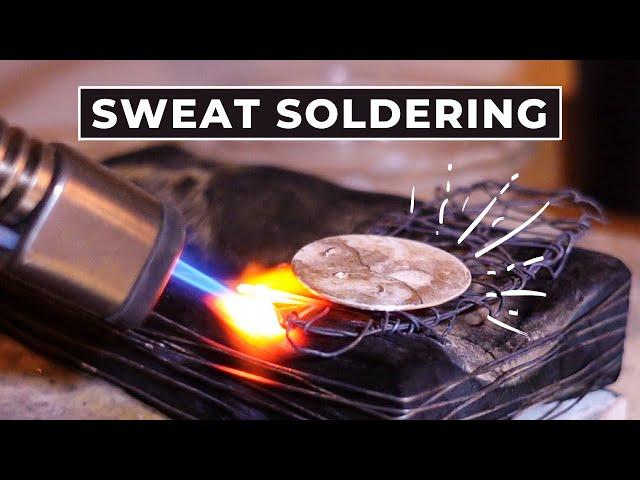 How to do SWEAT SOLDERING in jewelry making. Silversmithing for beginners