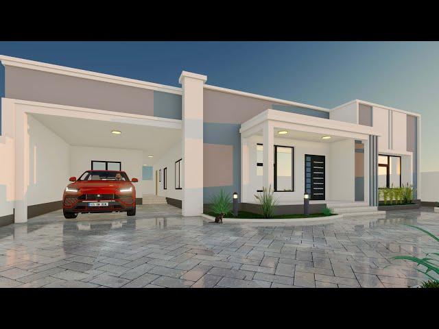 Bangalo 18m x 24m | Hargeisa | 5 Bedroom | Living and Dinging | Services