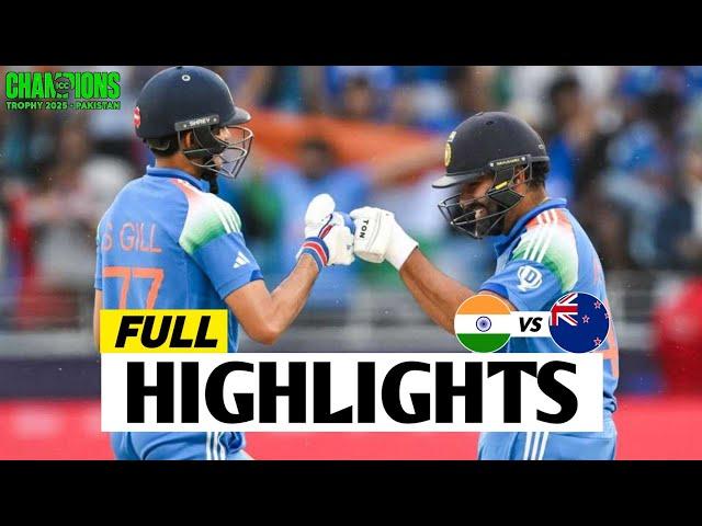 India vs New Zealand ICC Champions Trophy 2025 Match Highlights | IND Vs NZ Highlights