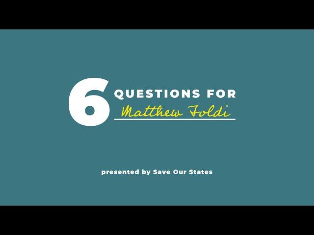 6 Questions for... Matthew Foldi