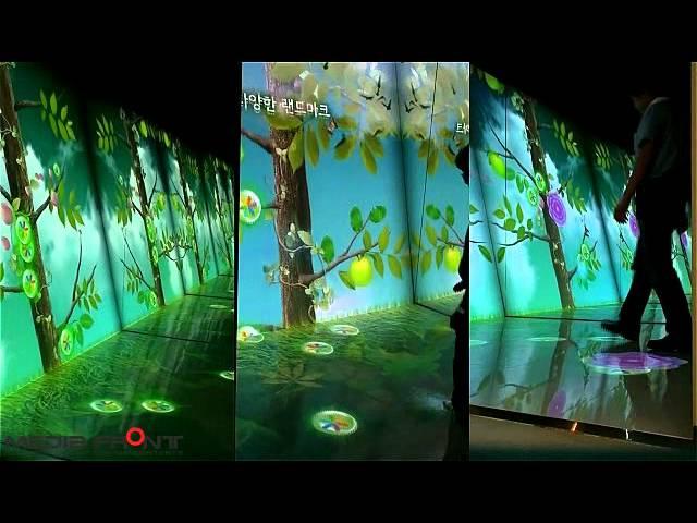 08 multi projection wall & floor interactive