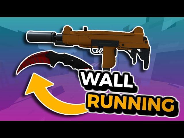 WALL RUNNING/WALL JUMPING IN KRUNKER (New MOVEMENT Technique!)