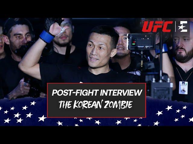 UFC Singapore | Post-Fight Interview | The Korean Zombie