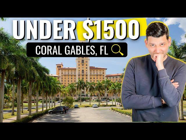 What $1,475 Rent gets YOU in Miami | Coral Gables Apartments Tour