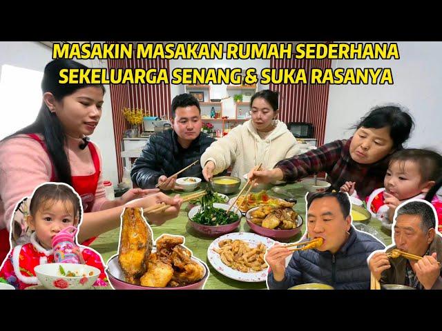 MAKAN MALAM BERSAMA KELUARGA GORENG IKAN & TUMIS BERBAGAI SAYURAN, SEDERHANA TAPI ENAK