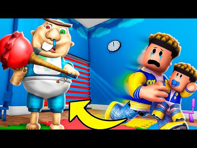 Can BABY ZEE Escape BABY BOBBYS Daycare?! (Roblox OBBY)