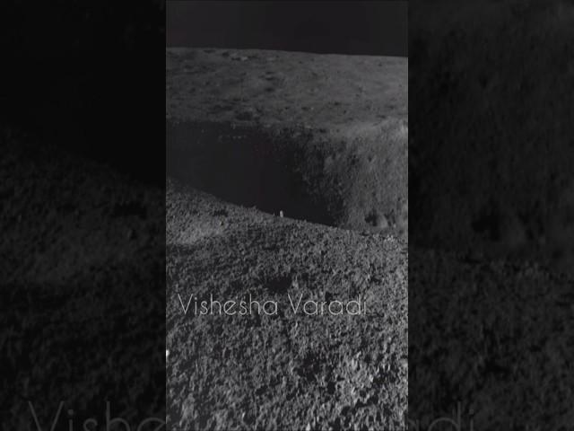 ISRO pragyan rover sent a new picture from the moon surface