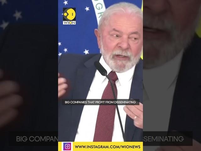 Brazil's Lula condemns social media | WION Shorts