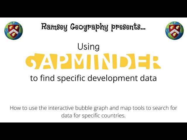 Gapminder - Finding Specific Data