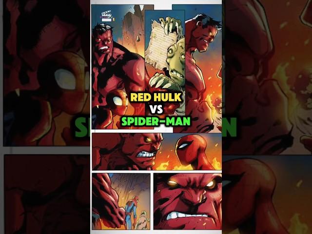 Red Hulk vs Spider-Man fight in the comics?