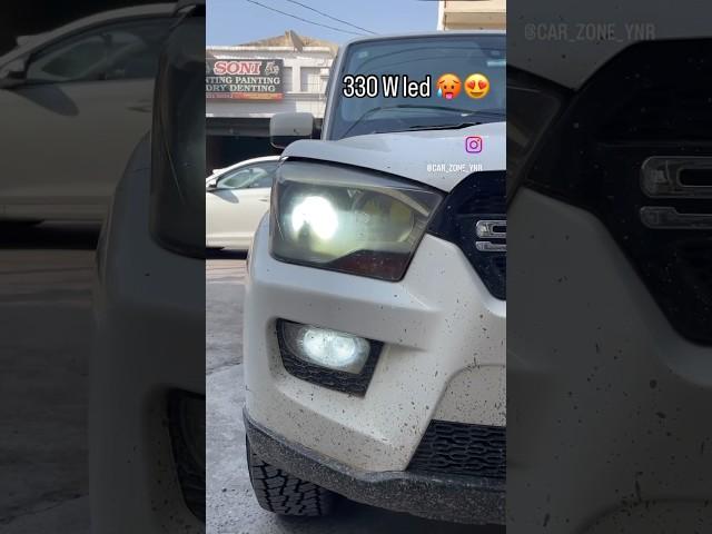 330w led#carzone #carzoneynr #car #caraccessories #ledlights #led #scorpio #scorpiolover #ytshorts